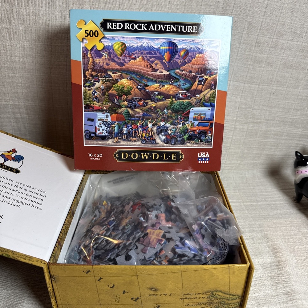 Dowdle Red Rock Adventure 500 Piece Puzzle NEW Sealed